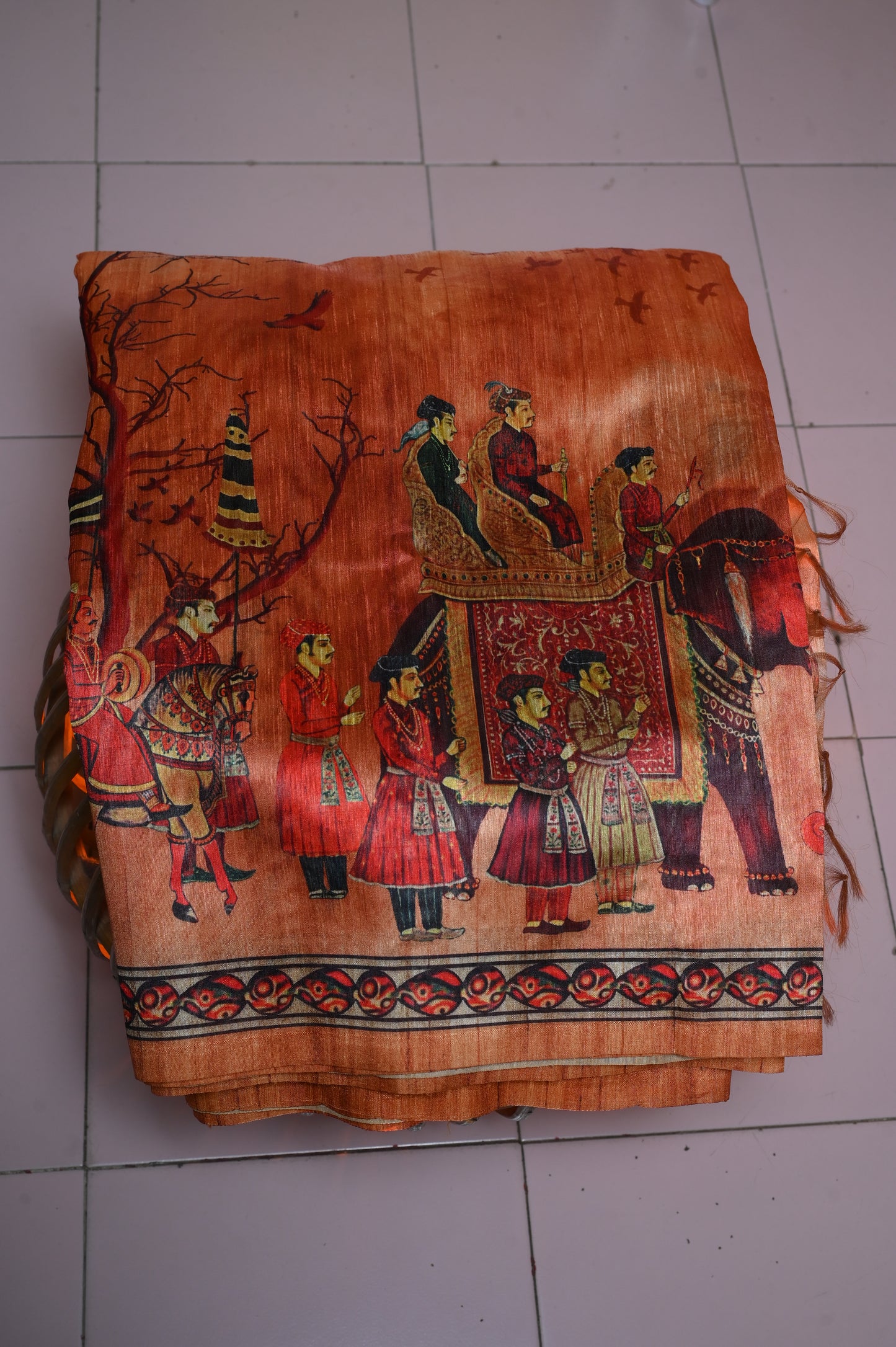 RED THEME BASED SARI