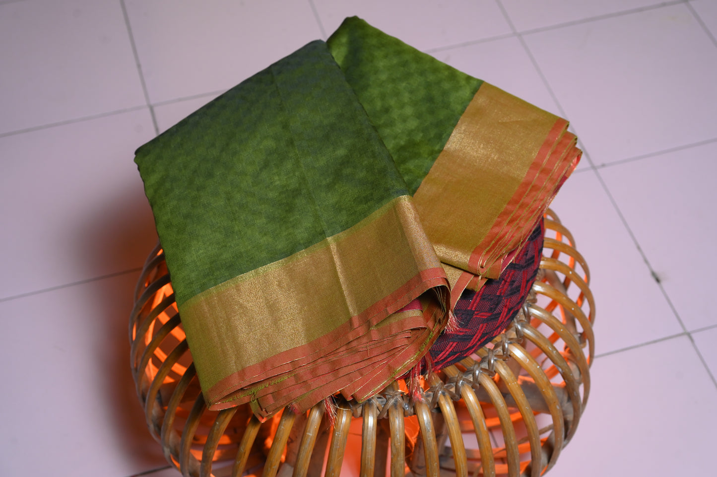 GREEN POCHAMPALLI COTTON SARI