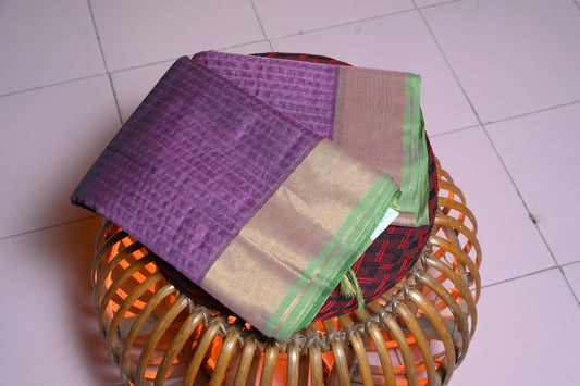 COTTON SARI WITH POCHAMPALLI PALLU