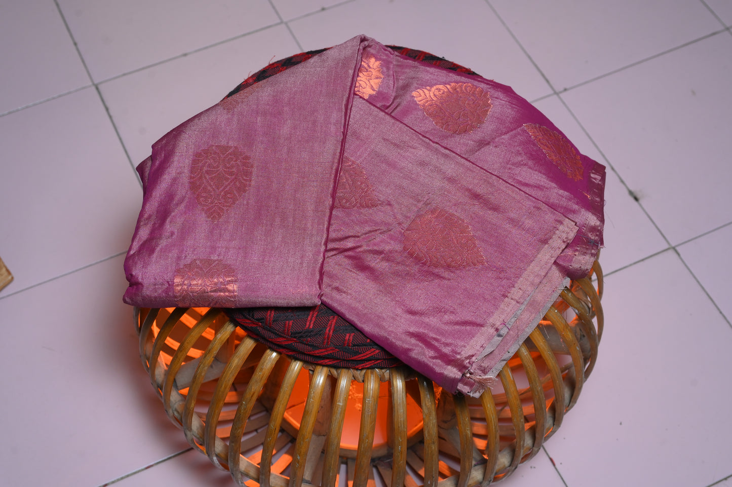 RUBY SILK SARI