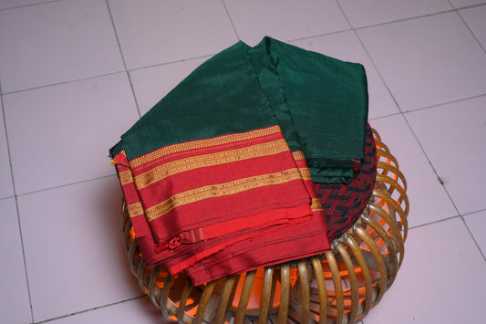DARK GREEN ILKAL SARI