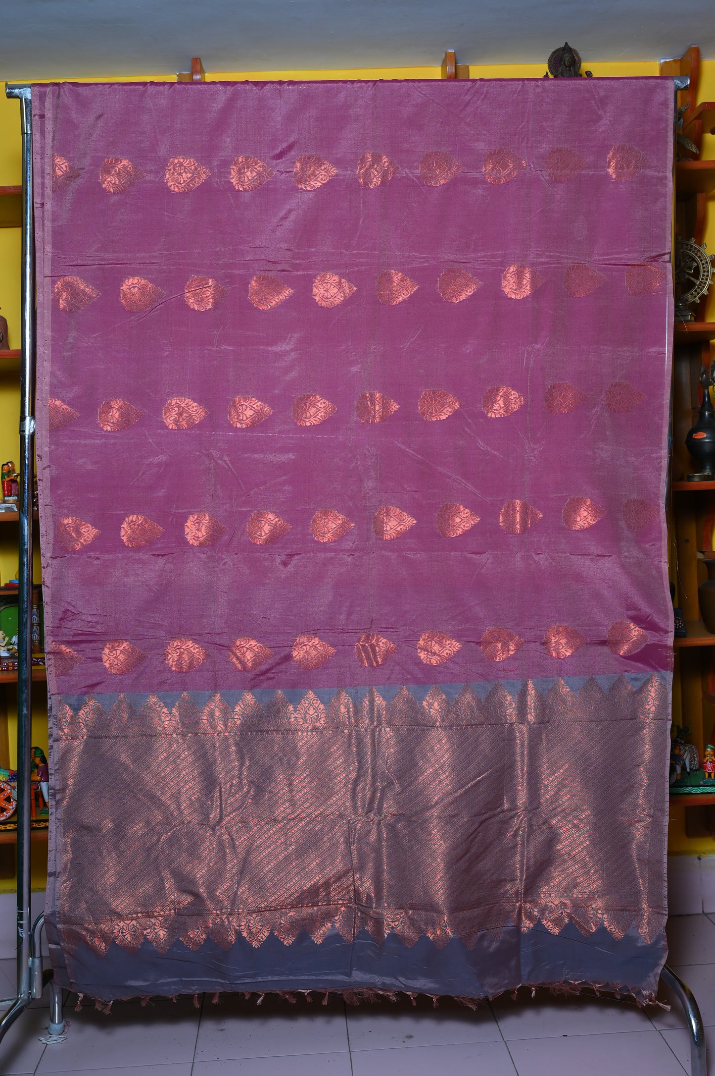 RUBY SILK SARI