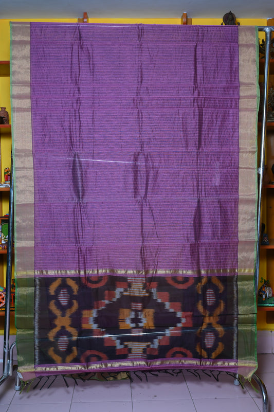COTTON SARI WITH POCHAMPALLI PALLU